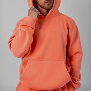 Comfrt Signature Hoodie Color Coral Size Small